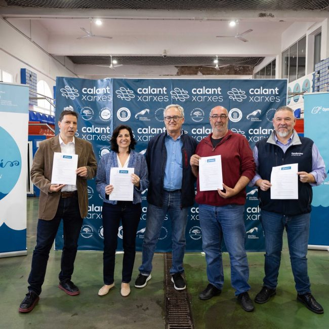 Opmallorcamar y Calant Xarxes firman un convenio para impulsar el desarrollo de una pesca sostenible a través de la comercialización de producto local trazable de máxima calidad