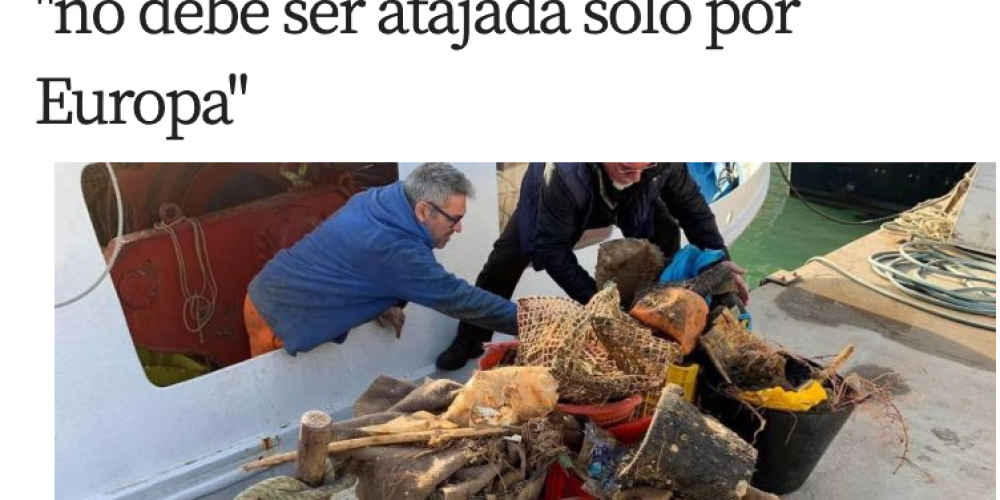 Los pescadores baleares reivindican que la basura en el Mediterráneo “no debe ser atajada sólo por Europa”