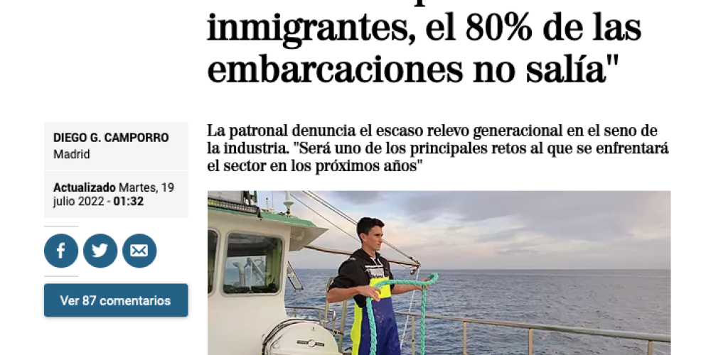 Sin jóvenes para ‘faenar’: “Si no fuera por los inmigrantes, el 80% de las embarcaciones no salía”