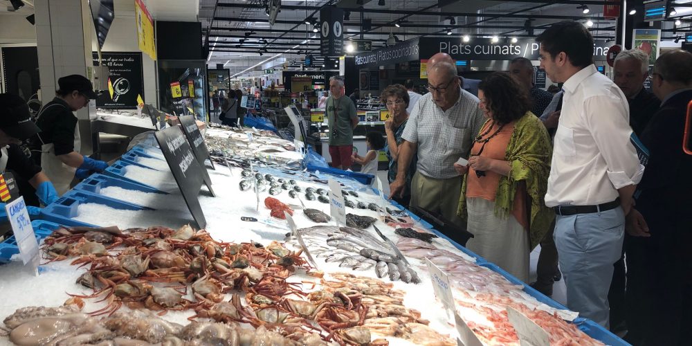 El peix i marisc de OpMallorcamar, present en les campanyes de producte local de Carrefour i Eroski
